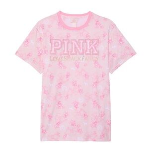 LoveShackFancy x PINK Floral Campus Cotton Tee LIMITED EDITION - Size Small